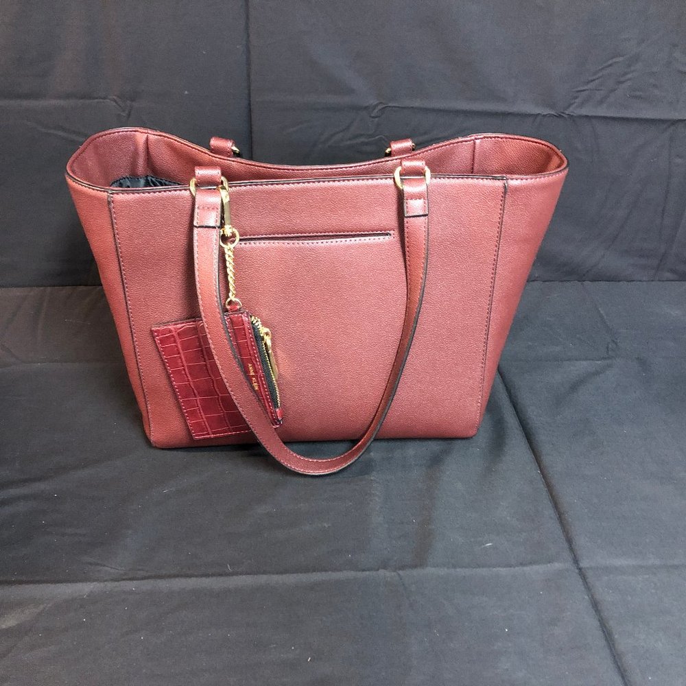 Elegant Burgundy Tote Bag